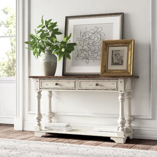 White Wood Console Tables You'll Love | Wayfair